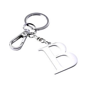 Silver Keychain with Letter B NIP
